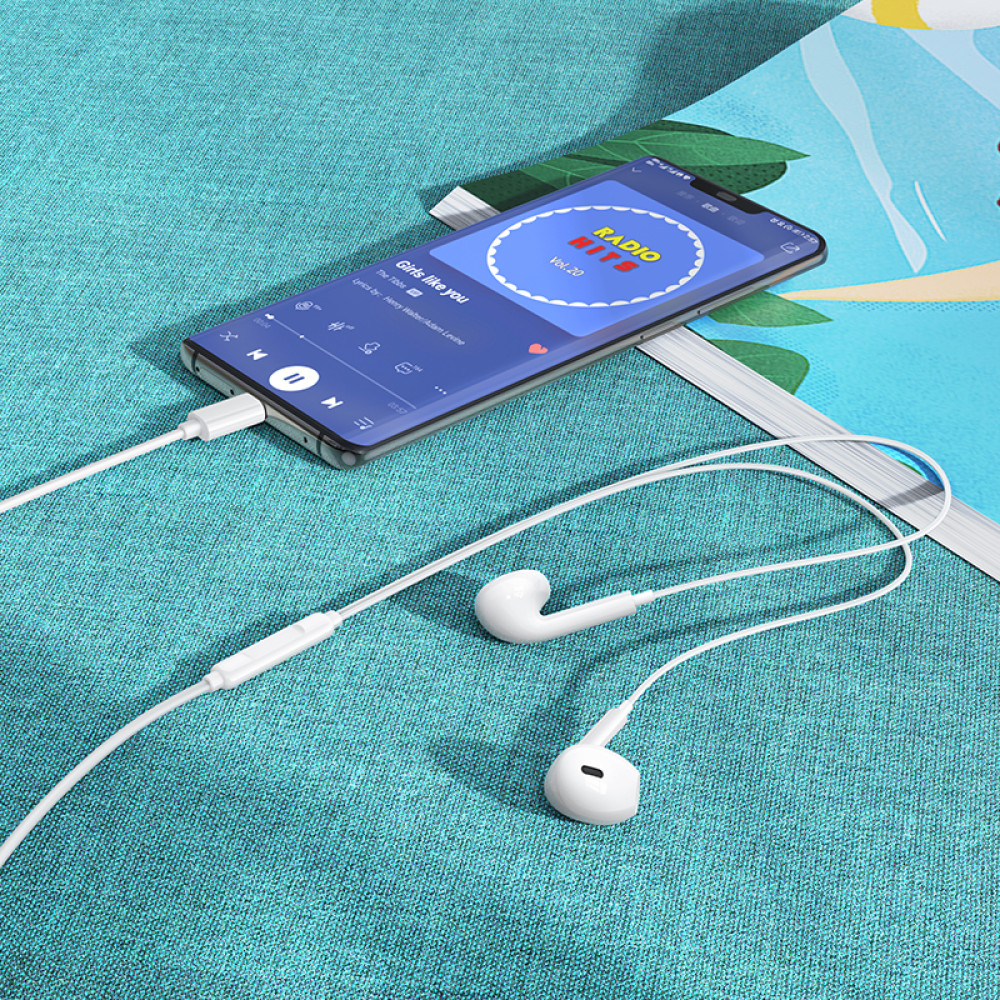 Навушники Borofone BM100 Max Fuente Type-C BLACK