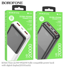 УМБ Power Bank Borofon BJ36A 20000mAh Time fully compatible PD20W+22.5W