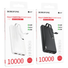 УМБ Power Bank Borofone BJ57 Graceful 10000mAh 22.5W+PD20W (with cable Type-C+Lightning)