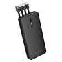 УМБ Power Bank Borofone BJ84 Smooth 10000mAh 2A (with cable Type-C+Lightning+USB+Micro)