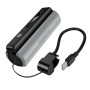УМБ Power Bank Borofone BJ87 5000mAh Star (with cable Type-C to Type-C) з ліхтарем
