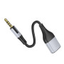 AUX Borofone BL19 Creator 2-in-1 3.5mm male to 3.5mm female 0.15m