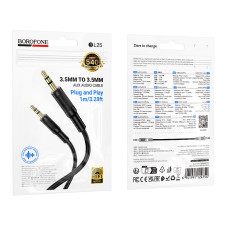 AUX Borofone BL25 Nice 3.5mm to 3.5mm 1m