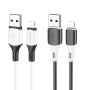 Data Cable Borofone BX79 silicone Lightning 1m