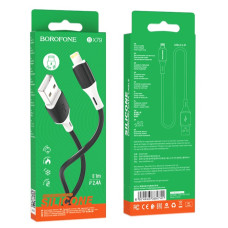 Data Cable Borofone BX79 silicone Lightning 1m