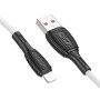 Data Cable Borofone BX86 Advantage silicone Lightning 1m