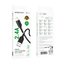 Data Cable Borofone BX119 New Lightning 1m