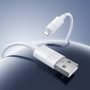 Data Cable Borofone BX123 Leya Lightning 1m