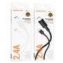 Data Cable Borofone BX111 Feliz Micro 1m