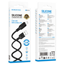 Data Cable Borofone BX113 Lenny Micro 2m