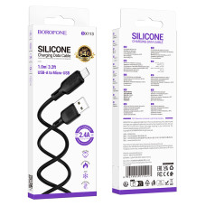 Data Cable Borofone BX113 Lenny Micro 1m