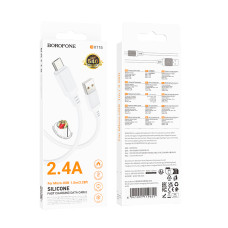Data Cable Borofone BX115 Lotto Micro 1m