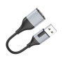 Перехідник Borofone BV19 Creator 2in1 USB to 3.5mm 0.15m