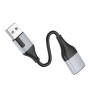 Перехідник Borofone BV19 Creator 2in1 USB to 3.5mm 0.15m