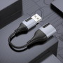 Перехідник Borofone BV19 Creator 2in1 USB to 3.5mm 0.15m