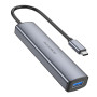 USB-C HUB Borofone DH12 Smart 4in1 (Type-C to USB3.0*4) 0.2m