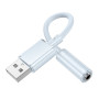 Перехідник Borofone BV22 Lemon USB to 3.5mm 0.15m
