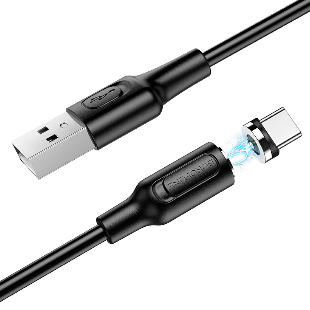 Data Cable Borofone BX41 Amiable magnetic Type-C 1m