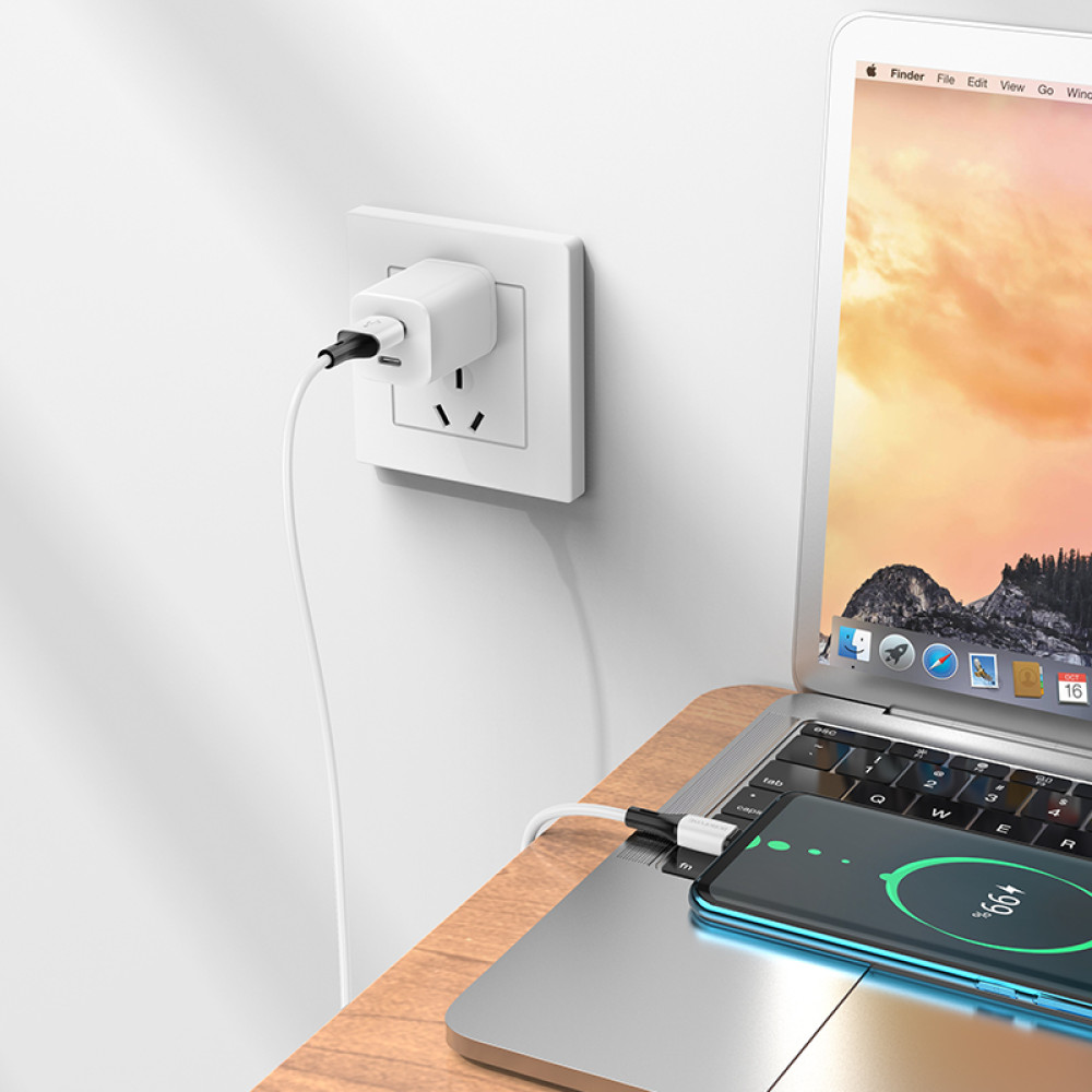 Data Cable Borofone BX79 Silicone Type-C 1m