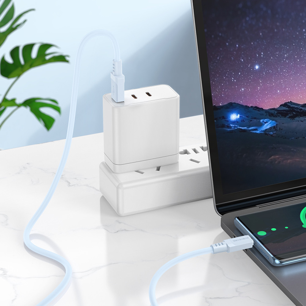 Data Cable Borofone BX115 Lotto Type-C 1m