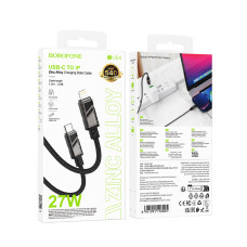 Data Cable Borofone BU54 Might Type-C to Lightning 1.2m