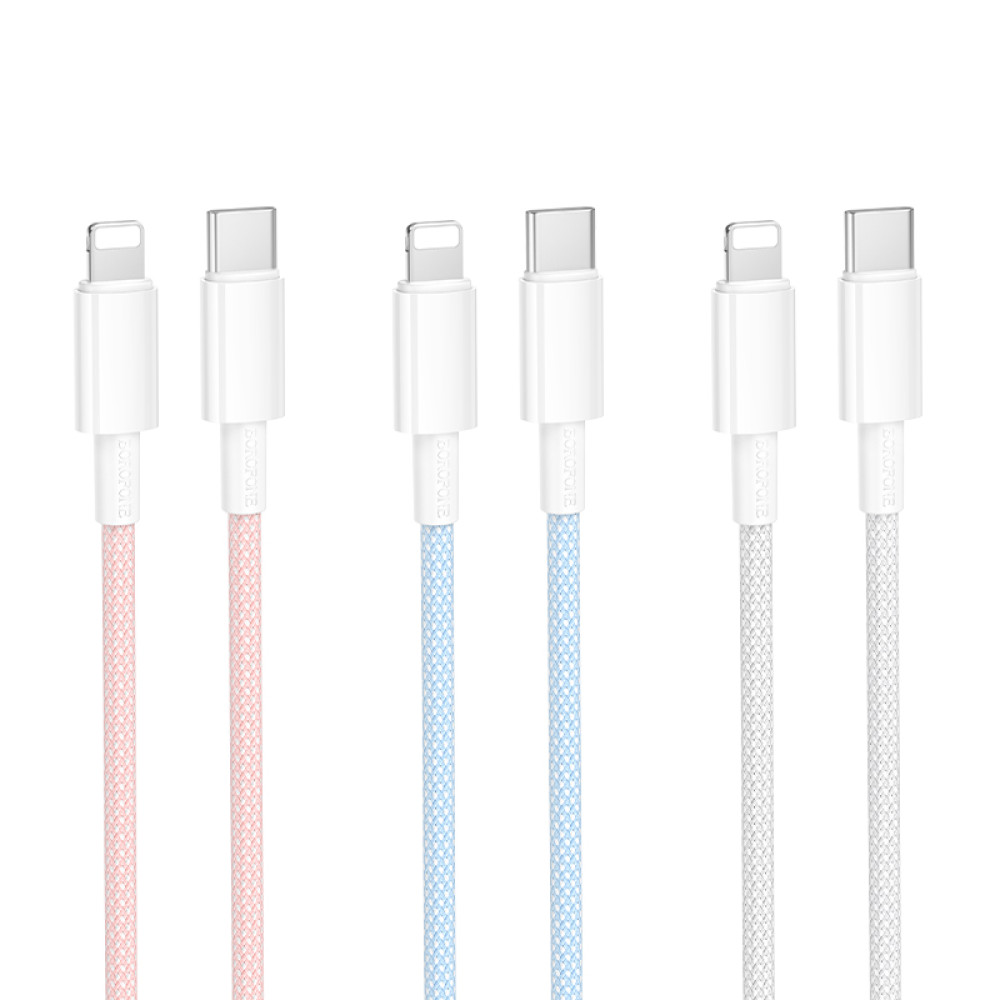 Data Cable Borofone BX117 Source Type-C to Lightning 1m