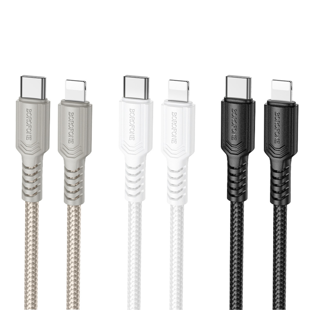 Data Cable Borofone BX116 Certain Type-C to Lightning 27W 1m