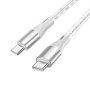 Data Cable Borofone BX96 Ice crystal Type-C to Type-C 1m
