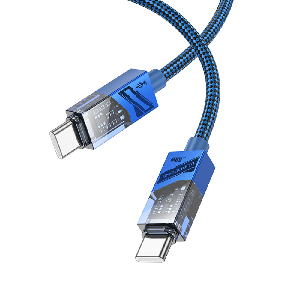 Data Cable Borofone BU42 Octavia Type-C to Type-C 60W 1.2m