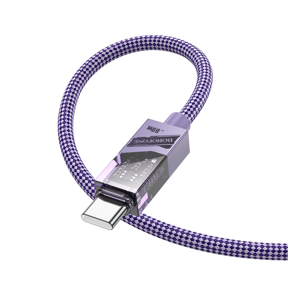 Data Cable Borofone BU42 Octavia Type-C to Type-C 60W 1.2m