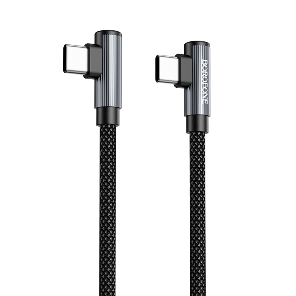 Data Cable Borofone BU50 elbow Type-C to Type-C 60W 1m