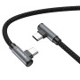 Data Cable Borofone BU50 elbow Type-C to Type-C 60W 1m