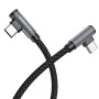 Data Cable Borofone BU50 elbow Type-C to Type-C 60W 1m