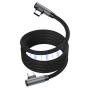 Data Cable Borofone BU50 elbow Type-C to Type-C 60W 1m