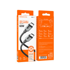 Data Cable Borofone BX101 Creator Type-C to Type-C 60W 1m