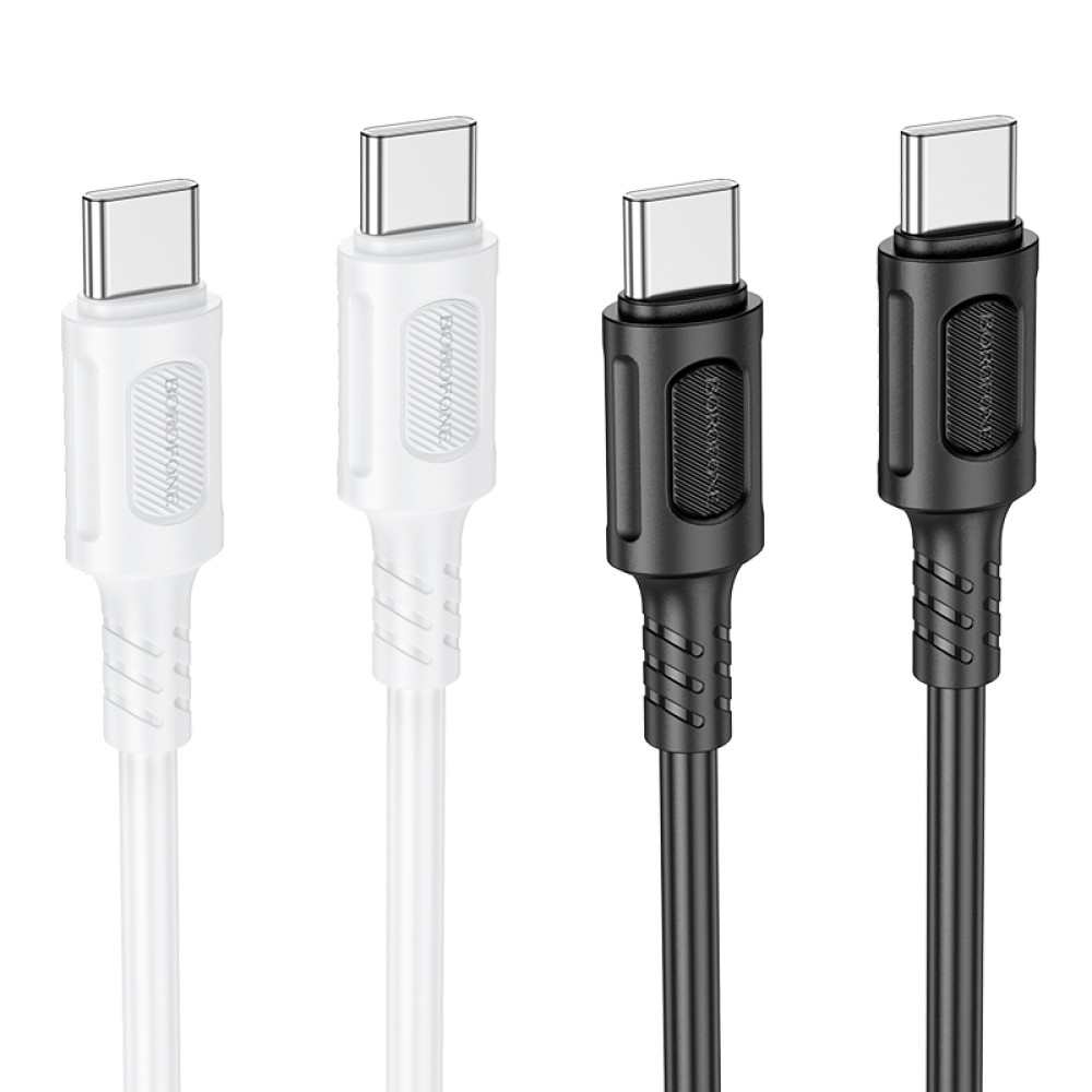 Data Cable Borofone BX111 Feliz Type-C to Type-C 60W 1m