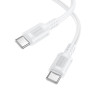 Data Cable Borofone BX111 Feliz Type-C to Type-C 60W 1m