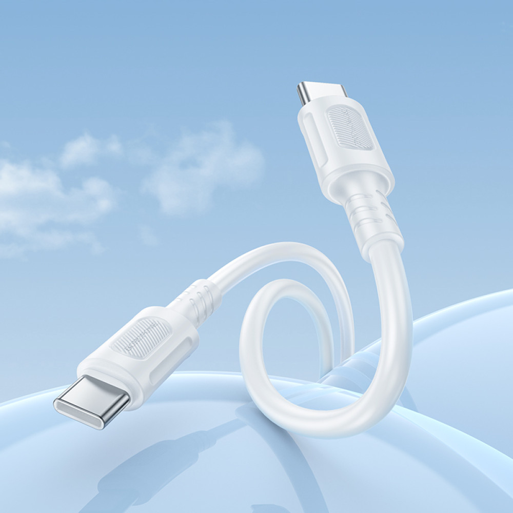 Data Cable Borofone BX111 Feliz Type-C to Type-C 60W 1m