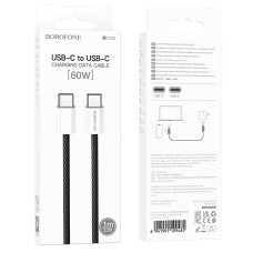 Data Cable Borofone BX103 Original Type-C to Type-C 60W 1m