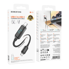 Data Cable Borofone BU53 Meteor Type-C to Type-C 60W 1.2m