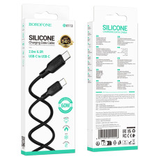 Data Cable Borofone BX113 Lenny Type-C to Type-C 60W 2m