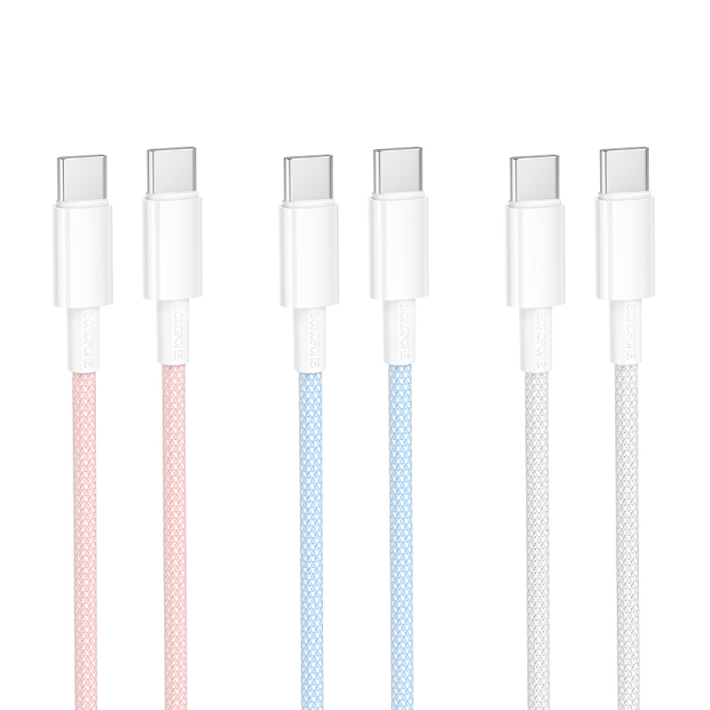 Data Cable Borofone BX117 Source Type-C to Type-C 60W 1m
