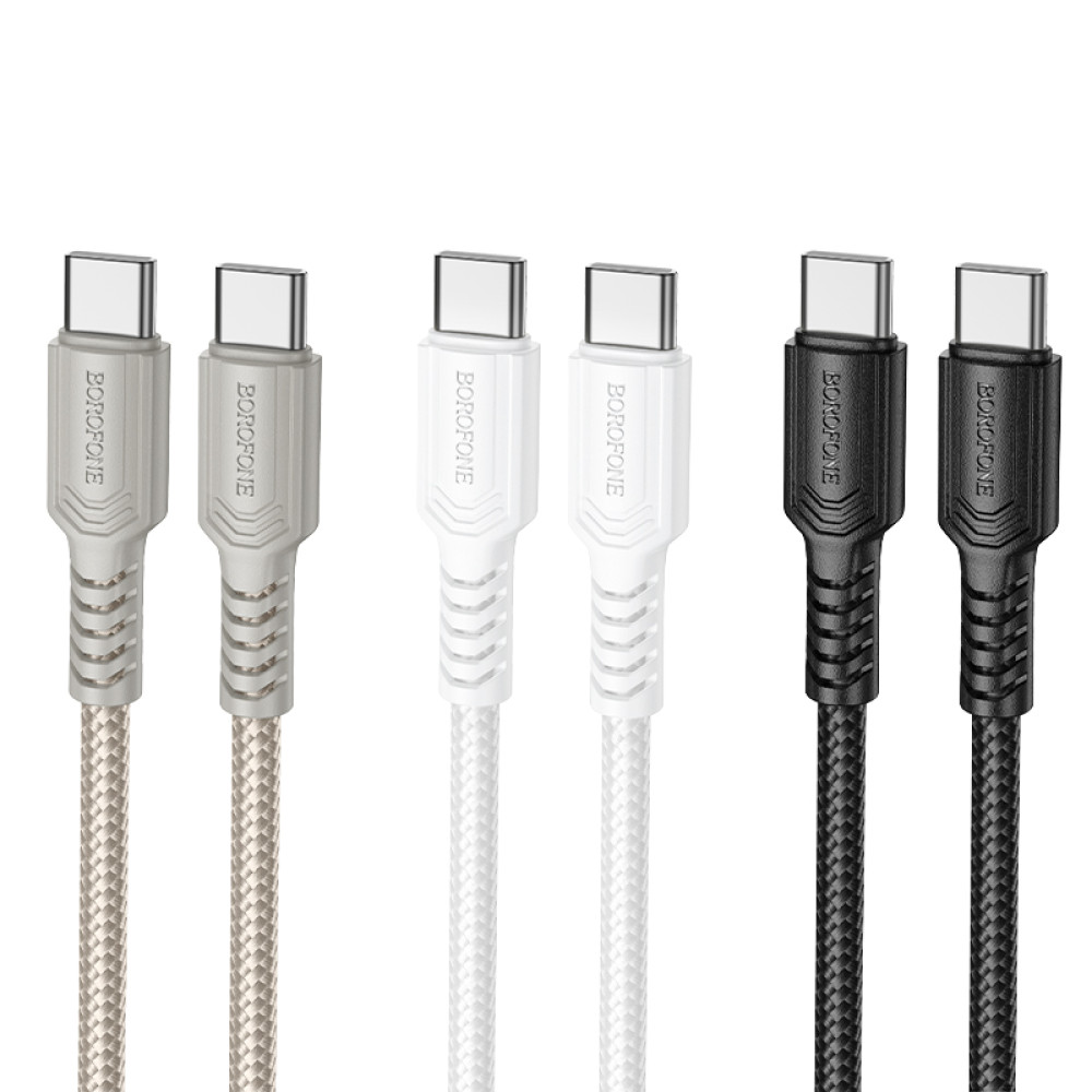 Data Cable Borofone BX116 Certain Type-C to Type-C 60W 1m