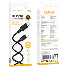 Data Cable Borofone BX113 Lenny Type-C to Type-C 60W 3m