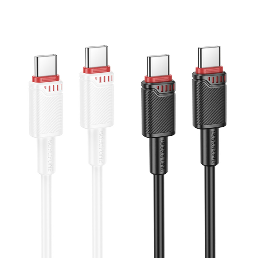 Data Cable Borofone BX110 Beneficio Type-C to Type-C 60W 1m