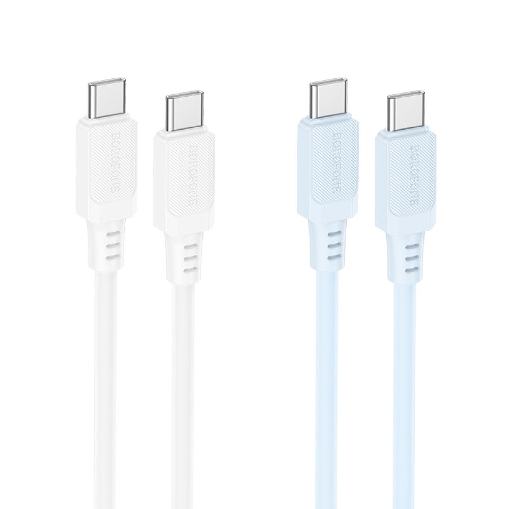Data Cable Borofone BX115 Lotto Type-C to Type-C 60W 1m