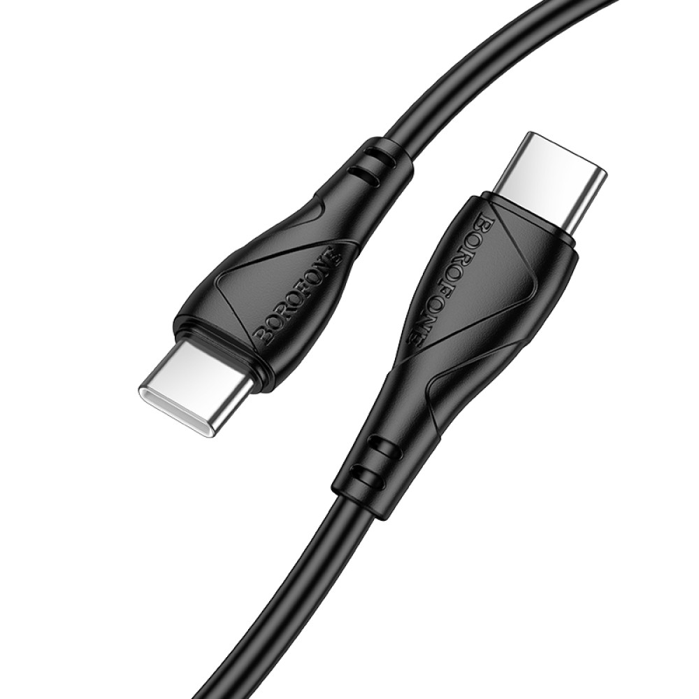 Data Cable Borofone BX121 Energy 60W Type-C to Type-C 1m