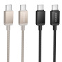 Data Cable Borofone BX120 Placer Type-C to Type-C 1m
