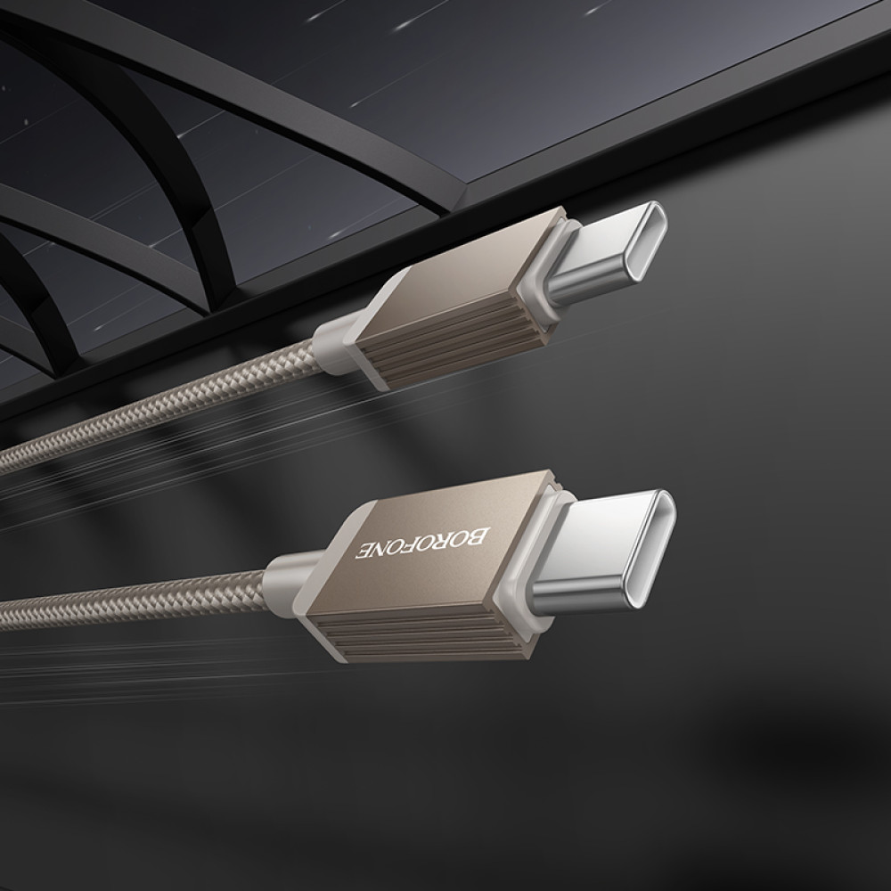 Data Cable Borofone BX120 Placer Type-C to Type-C 1m