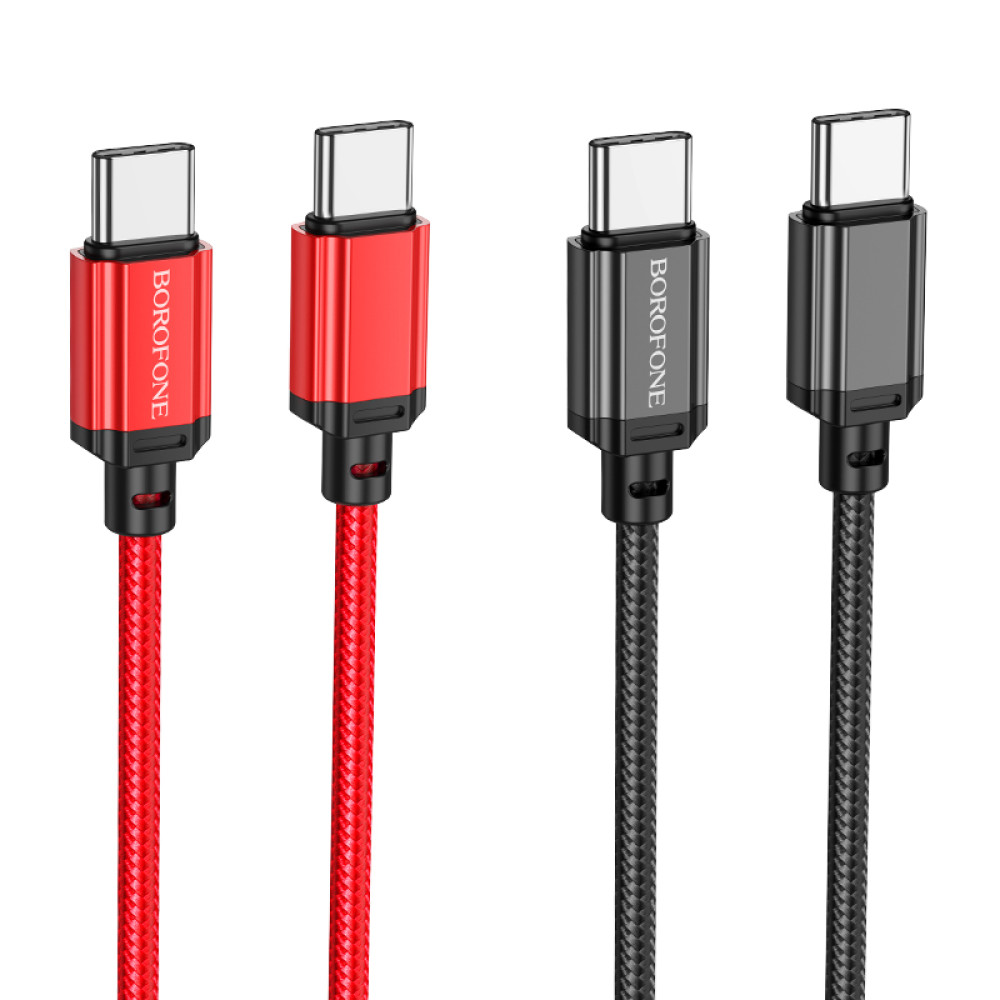 Data Cable Borofone BX87 Sharp Type-C to Type-C 60W 1m